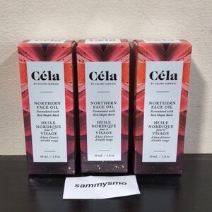 Cela Northern Face Oil, red maple bark, 30ml 1 fl oz x3 boxes